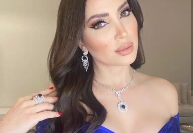 The Beauty Queen Nesreen Tafesh looking stunning while getting ready for the Cairo International Film Festival …She was the Star of GFF and will surely shine and dazzle us in CIFF.