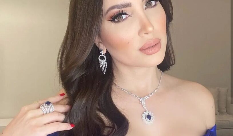 The Beauty Queen Nesreen Tafesh looking stunning while getting ready for the Cairo International Film Festival …She was the Star of GFF and will surely shine and dazzle us in CIFF.