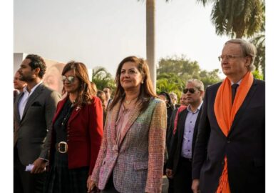 The opening parade to @top50womenforum featuring ambassadors and major Egyptian figures.