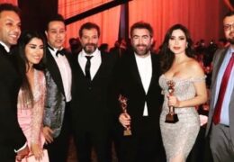 A glimpse of yesterday’s award ceremony of “Al Afdal – Middle East” festival in Dubai.