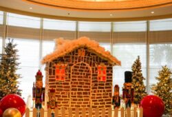 A Christmas wonderland in Nile Ritz Carlton has been set up 🎄