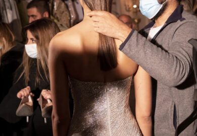 Backstage beauty looks from @tonywardcouture couture Spring Summer 2022 Show.