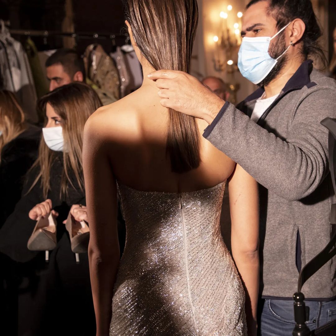 Backstage beauty looks from @tonywardcouture couture Spring Summer 2022 Show.