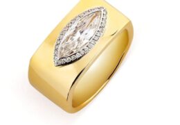We are loving this perfect cut marquise diamond ring by @mukhisisters￼