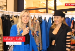 The fashion entrepreneur @ghinaghandourofficial letting us in on her distinctive design choices in her fall/winter collection