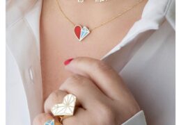 We are loving this expressive and structured design by <a href=