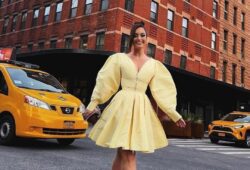 A glimpse from Karen Wazen’s New York Fashion Week trip attending Alexander Mcqueen F/W 2022 show.
