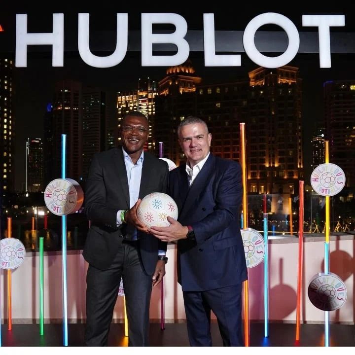 From last nights celebration with @hublotmea kicking off Fifa World Cup Qatar 2022 in Doha with a special campaign hublotlovesfootball designed