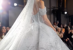 Mesmerizing details for the final wedding gown by Hind Zeidan SS23 Couture Collection presented in Paris for the first time!