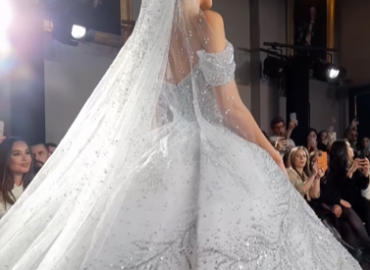 Mesmerizing details for the final wedding gown by Hind Zeidan SS23 Couture Collection presented in Paris for the first time!