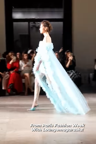 From Georges Chakra Couture SS2023 collection presented today at Palais De Tokyo,Paris.