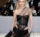 Gigi Hadid is definitely topping the Best Dressed Category and we are all about her Gothic yet Elegant look