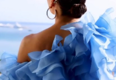 Beautiful Maya Williams in Blue