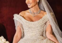 Congratulations to the stunning Lebanese public figure and fashion designer 