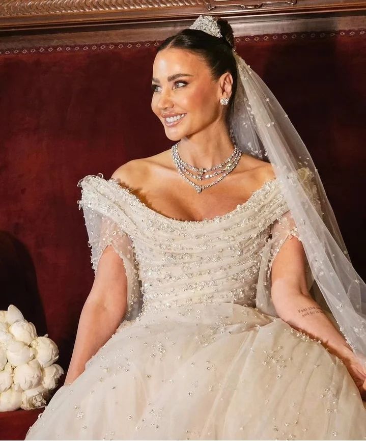 Congratulations to the stunning Lebanese public figure and fashion designer 