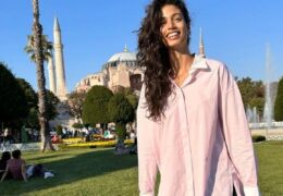 Malika El-Maslouhi, an Italian-Moroccan model, posted photos from her trip to Turkey on her Instagram page sharing moments and looked fabulously happy.