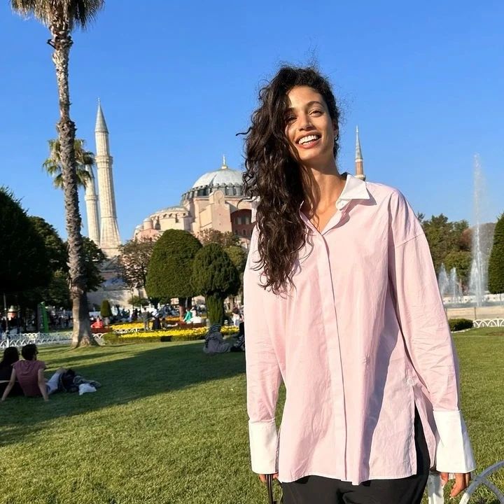 Malika El-Maslouhi, an Italian-Moroccan model, posted photos from her trip to Turkey on her Instagram page sharing moments and looked fabulously happy.