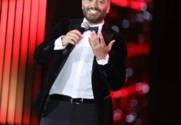 The star  Tamer Hosny from yesterday’s Cairo Drama Awards at Al Alamein!