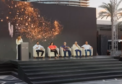 #Live from Alamein City,North Square Mall for the press conference of #starscrapersawards