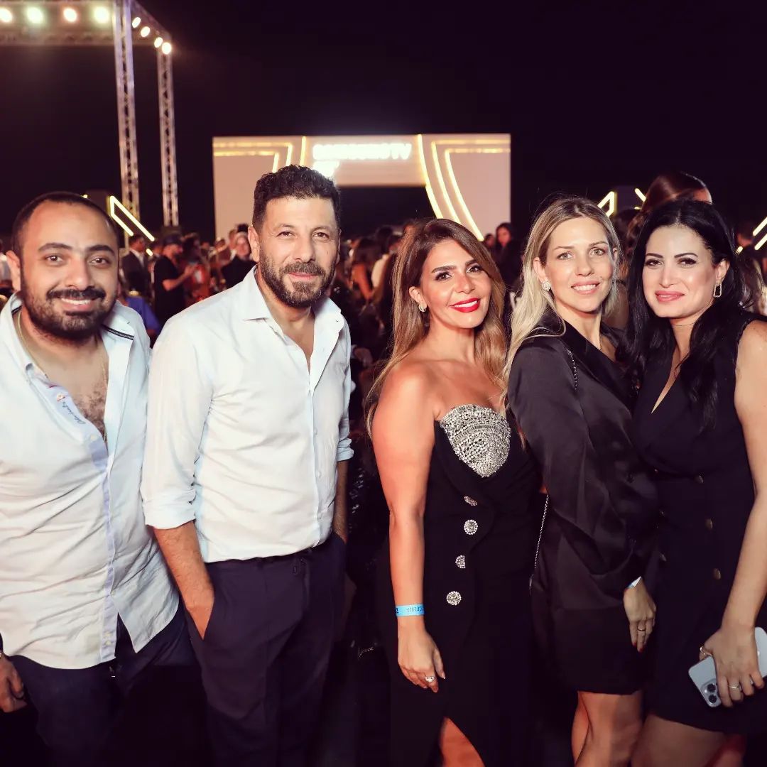 The energy was off the charts at the closing event for @iccvenus by the magnificent pyramids featuring Amr Diab !