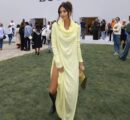Lebanese Public figure @nathaliefanj shares her look for @loewe SS24 show during #parisfashionweek and looks gorgeous!