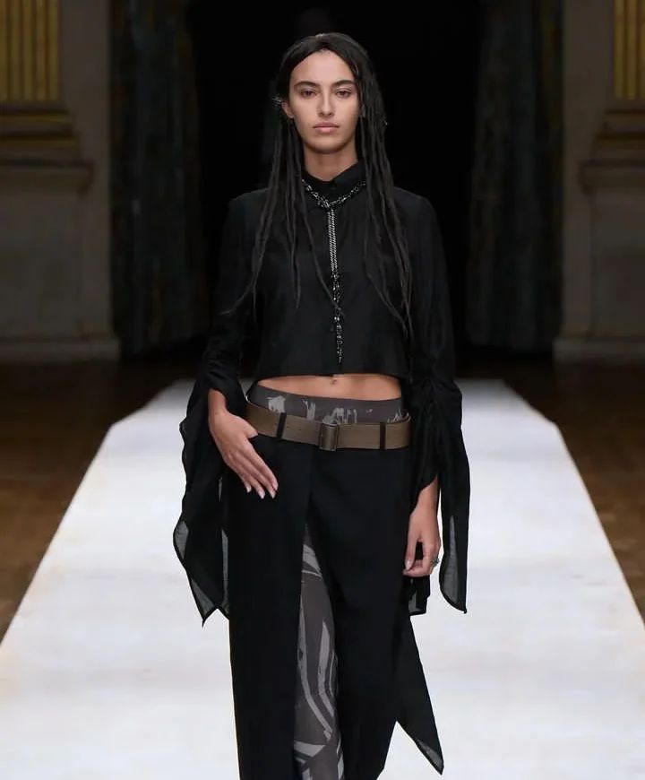 Saudi model Amira Al-Zuhair walked the runways for Japanese-run brand Yohji Yamamoto,Balmain and French jewellery brand Messika during Paris Fashion Week