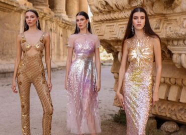 The feminine shapes and timeless appeal of the Maison Georges Hobeika Spring-Summer 2024 Ready-to-Wear collection are founded in the designers’ sense of homecoming to Lebanon.