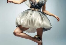 Step into a world of stunning elegance and bespoke craftsmanship with,Egyptian fashion designer,Pacinthe Badran’s latest collection, where feminine silhouettes meet unapologetic confidence.