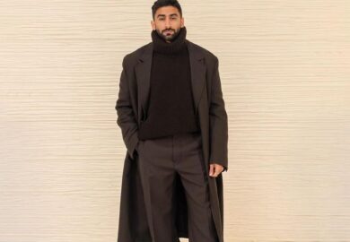 Dubai based entrepreneur @anasbukhash at @zegnaofficial show and may we add he definitely looks sharp and on point!