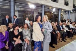 The stunning Diva haifawehbe at yaninacouture in Paris for the SS24 Couture Show!
