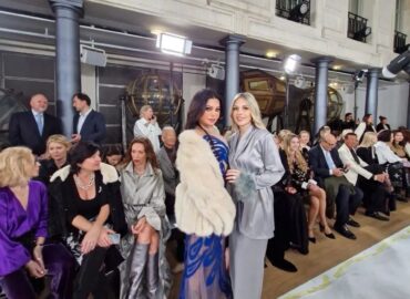 The stunning Diva haifawehbe at yaninacouture in Paris for the SS24 Couture Show!