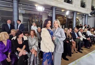 The stunning Diva haifawehbe at yaninacouture in Paris for the SS24 Couture Show!