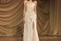 Beautiful Structured Silhouettes ramialalicouture SS24 presented earlier this week in Paris, and may we add that the collection seen live was just pure perfection loved every look!