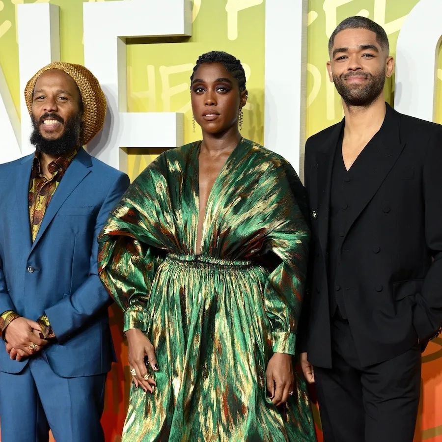 At the London premiere of “Bob Marley: One Love,” British actress Lashana Lynch caught eyes with a gown from Maison Rabih Kayrouz, a Lebanese fashion company.