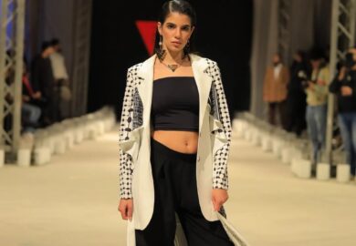 Presenting the fashion show held by fashion designer Mohammed Nour,