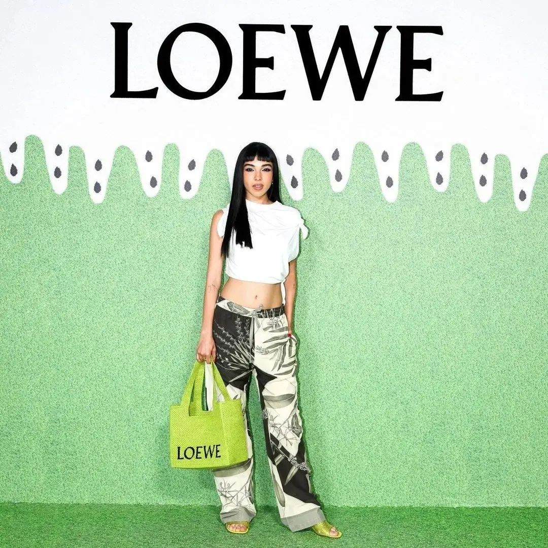 Radiant as the desert sun, Egyptian beauty Salma Abu Deif graced the Loewe event in Dubai, mesmerizing all with her undeniable charm.