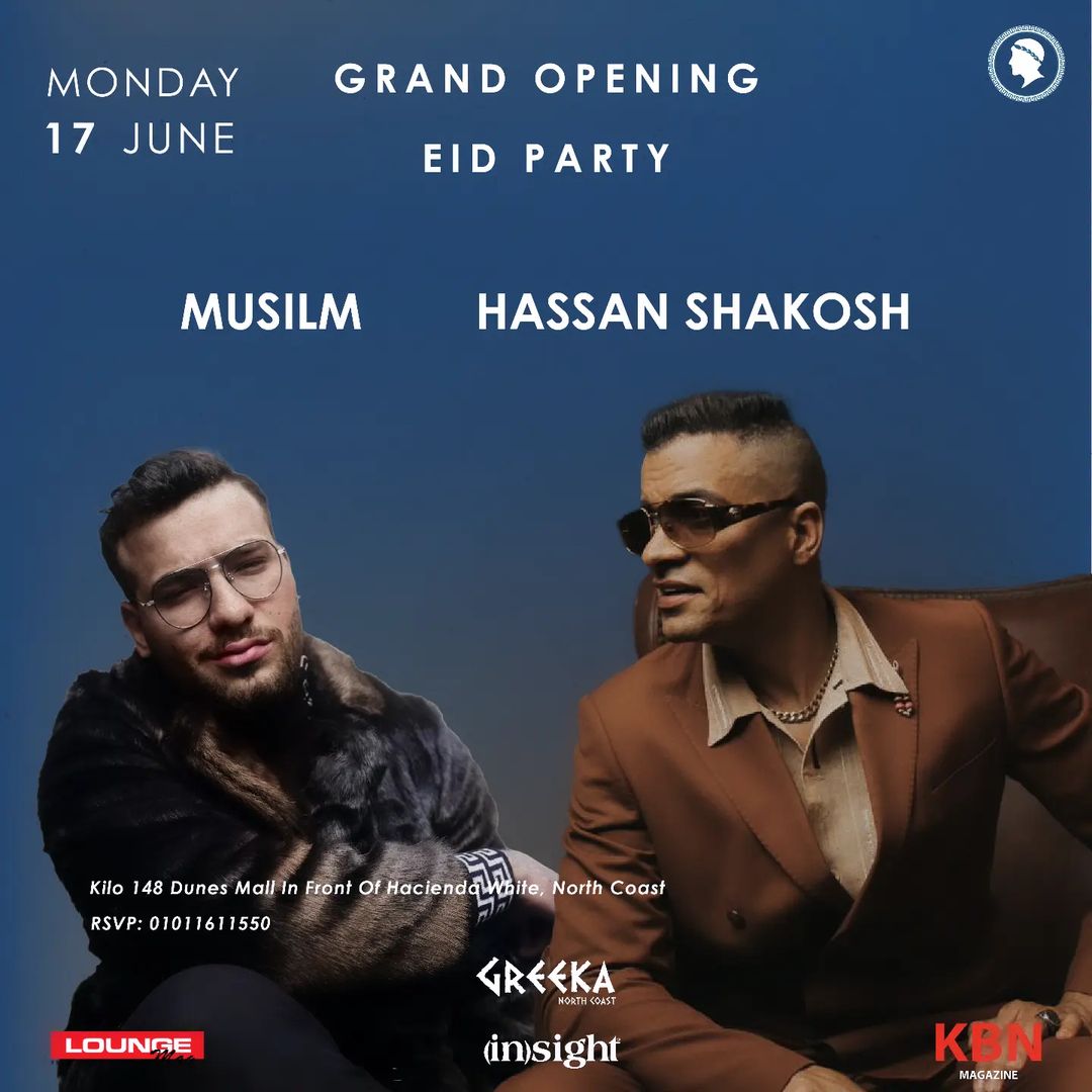 What an electrifying opening night at Greeka North Coast! The stars Hassan Shakoush and Muslim are to lit up the stage, making it a night to remember.