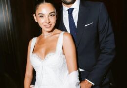 Salma Abu Deif and Idriss Abdelaziz, radiating pure happiness and looking absolutely flawless in a stunning Zuhair Murad dress perfectly customised to Salmas style. We adored her stunning looks during the Katb Keteb ceremony and wishing the beautiful couple a lifetime of love and happiness!