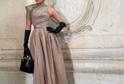 JLo dazzling at Dior for #PFW, bringing star power and style to Paris!