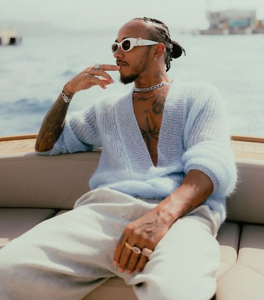 Lewis Hamilton, the iconic Formula 1 champion, has been named the new ambassador for Dior’s men’s collection, merging high fashion with high-speed elegance.