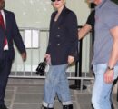 Lady Gaga dazzling Paris in her signature platform heels, set to light up the stage for the Olympics this Friday night! Looking great