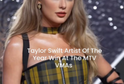 Taylor Swift stole the spotlight at yesterday’s MTV VMAs, winning Artist of the Year and looking absolutely stunning in her sleek Dior ensemble. A true icon in both music and fashion!