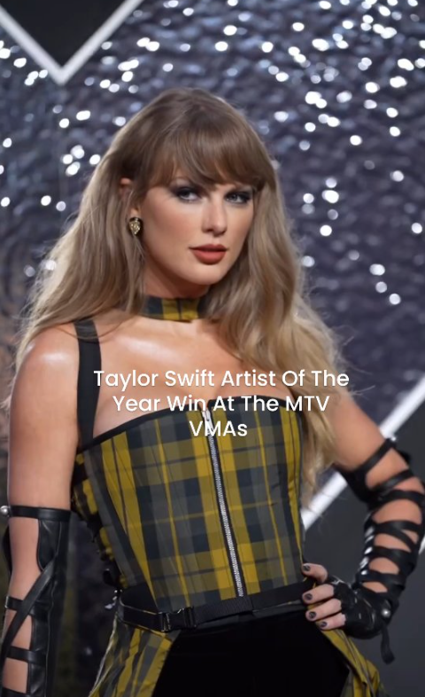 Taylor Swift stole the spotlight at yesterday’s MTV VMAs, winning Artist of the Year and looking absolutely stunning in her sleek Dior ensemble. A true icon in both music and fashion!