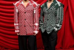 At last night’s Business of Fashion (BOF) Gala during Paris Fashion Week, the GMBH designers truly stole the show with their effortlessly cool and avant-garde looks. Known for their bold, boundary-pushing designs, the creative duo behind GMBH, Serhat Isik and Benjamin Alexander Huseby, did not disappoint as they turned heads on the red carpet.