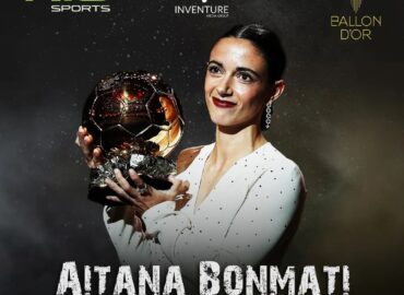 Aitana Bonmatí does it again! For the second year in a row, she’s crowned the best in the world!  An incredible achievement that solidifies her legacy in women’s football!