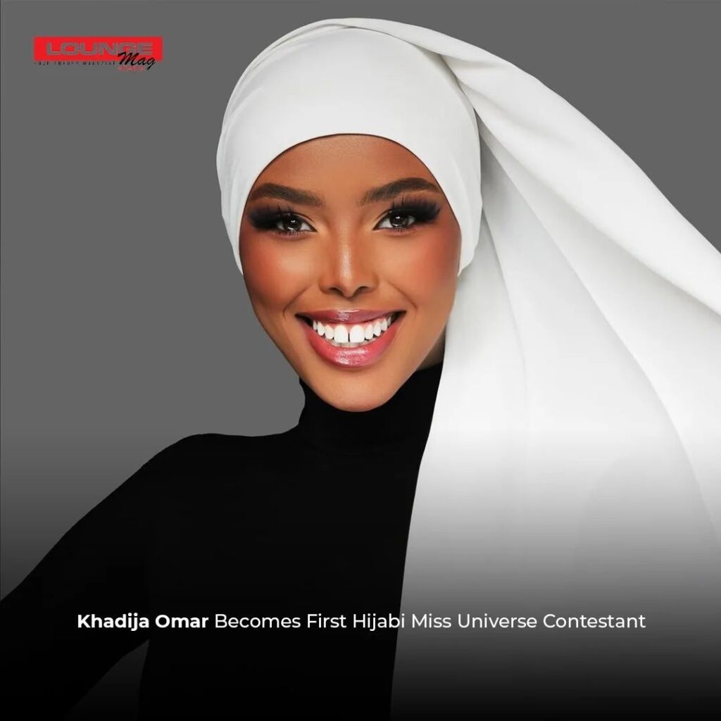 Breaking boundaries and redefining beauty standards! Khadija Omar makes history as the first hijabi contestant to grace the Miss Universe stage, representing not only her country but millions of women worldwide. Her journey is a powerful reminder of diversity, resilience, and the beauty of embracing one’s identity. Shine on, Khadija!