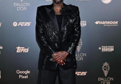 @djibrilcisse1981 bringing next-level elegance to the #BallonDor! Stepping out in a Tony Ward blazer from the latest men’s capsule, he perfectly balanced sophistication with a touch of boldness. A true style icon on and off the field.