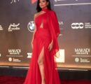 Asmaa Galal turned heads with her stunning look, draped in a vibrant red Tony Ward dress from the 2024-25 Fall/Winter collection at the closing ceremony of #elgounafilmfestival.The Egyptian actress embodied elegance and boldness, with the exquisite silhouette and intricate details of the gown highlighting her beauty. A powerful statement in red, she effortlessly owned the moment!