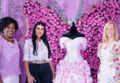 Blooming Strength: King’s College Hospital Dubai Joins Designer Manal Ajaj for a Heartfelt Breast Cancer Awareness Campaign!