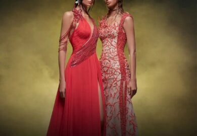 Designer Joe Kanaan unveils the mysteries of the ocean in his latest Haute Couture collection for Fashion Atelier By Dar Sara , “The Elegance of Renewable Seas.” This collection captures the dynamic beauty and perpetual movement of the sea. Kanaan delves into the depths, translating its hidden artistry into striking gowns for women seeking elegance and renewal.